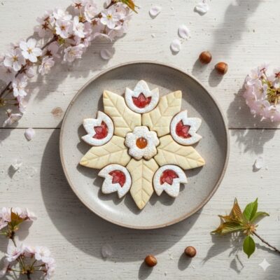 Tulipán és levél sütiszett