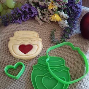 Nagymama mézes csupra linzer kiszúró és mintázó