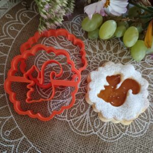 Linzer kiszúró szett mókussal