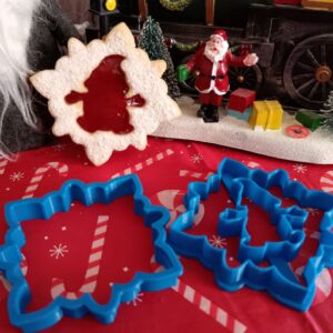 Csillag linzer kiszúró szett manóval