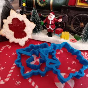 Csillag linzer kiszúró szett angyalkával
