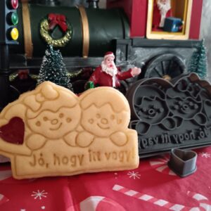 Jó, hogy itt vagy feliratos kiszúró és mintázó mézivel