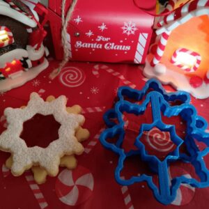 Hópehely kis csillaggal linzer kiszúró szett