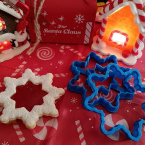 Hópehely nagy csillaggal linzer kiszúró szett
