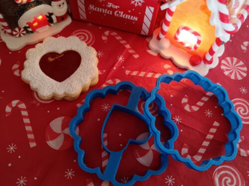 Linzer kiszúró szett szívvel