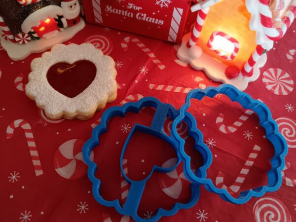 Linzer kiszúró szett szívvel