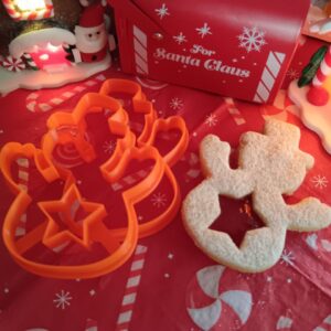 Hóember csillaggal linzer kiszúró szett