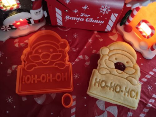 HO-HO-HO itt a télapó kiszúró és mintázó