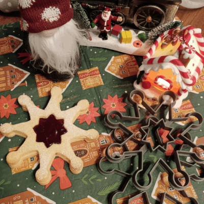 Óriás bogyós hópehely linzer kiszúró szett