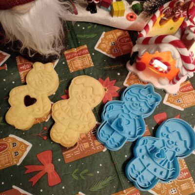 Mézipár linzer kiszúró és mintázó szett