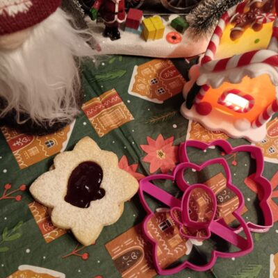 Csillag linzer kiszúró szett kesztyűvel