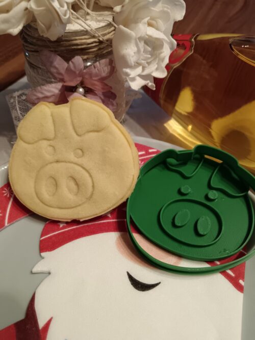 Malacfej linzer kiszúró szett és mintázó