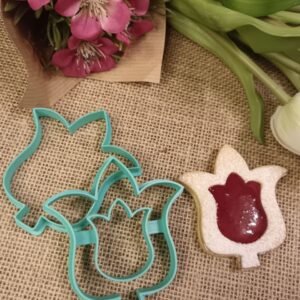 Édes tulipán linzer kiszúró szett