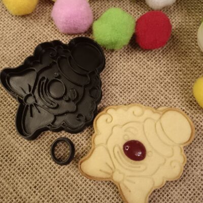 Bohóc fej linzer kiszúró szett és mintázó