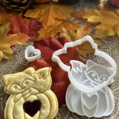 Őszi rókapajtás linzer kiszúró szett és mintázó