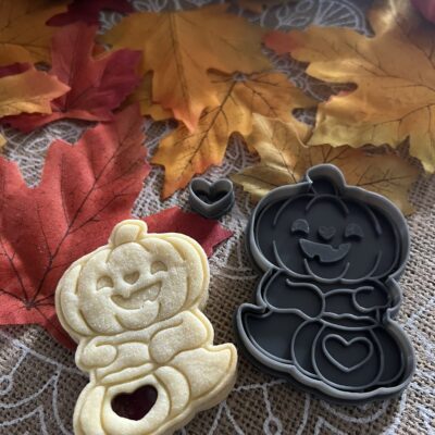 Őszi szívtöklámpás linzer kiszúró szett és mintázó