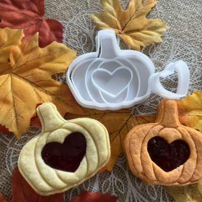 Szívtöki linzer kiszúró szett és mintázó