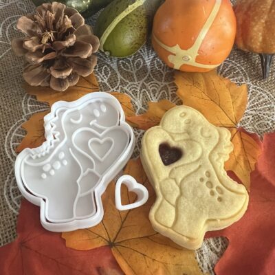 Szívfaló Dinó kiszúró szett és mintázó