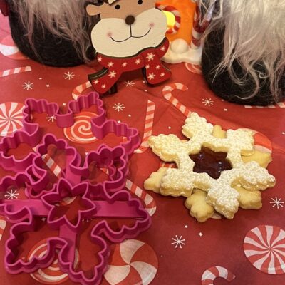 Karácsonyi hópihécske linzer kiszúró szett