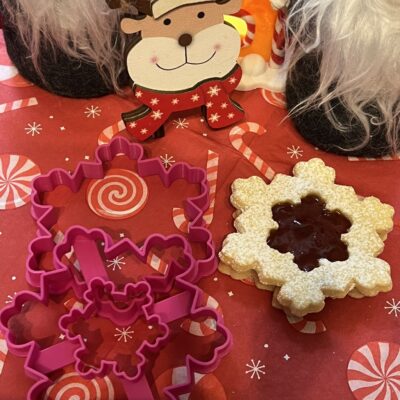 Édes hóvarázs linzer kiszúró szett