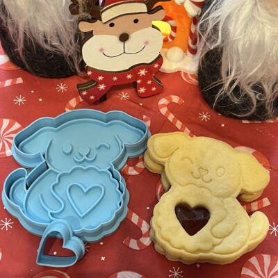 Szeretetkutyus linzer kiszúró szett