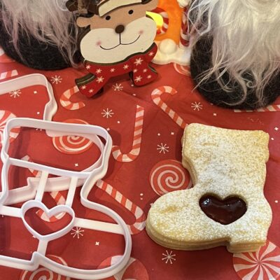 Télapó szerelemcsizmája linzer kiszúró szett