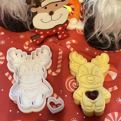 Rénimanó linzer kiszúró szett és mintázó