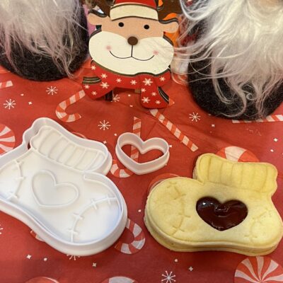 Téli csodazokni linzer kiszúró szett és mintázó