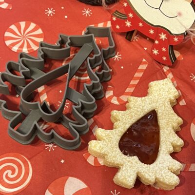 Szívfény fenyő linzer kiszúró szett