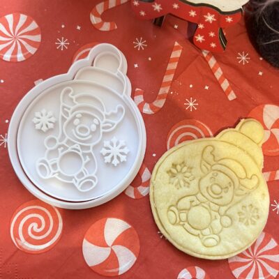 Hópelyhes rénigömb sütipecsét