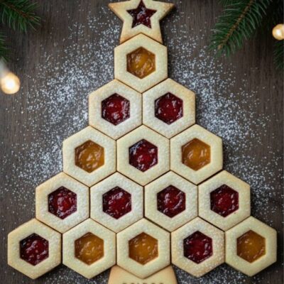 Méhsejt karácsonyfa sütikiszúró szett