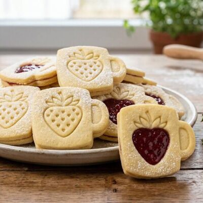 Eperke bögréje linzer kiszúró szett