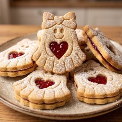 Kísértetkisasszony linzer kiszúró szett