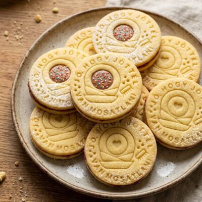 Mosogató Manci vendégség extrákkal linzer kiszúró szett
